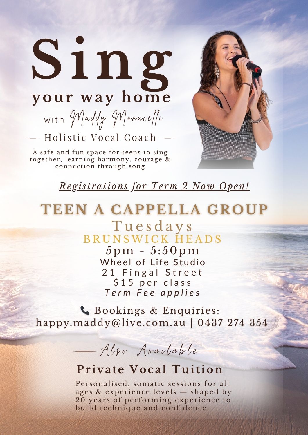 TEEN A Cappella Classes!