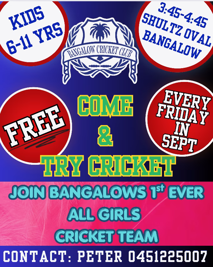 Free Come & Try Cricket